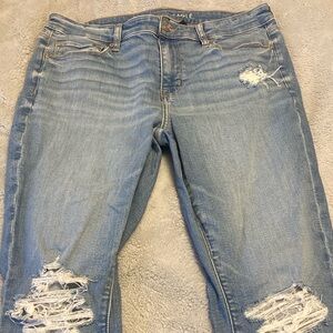 American Eagle High-Rise Skinny Kick Size 14 Short